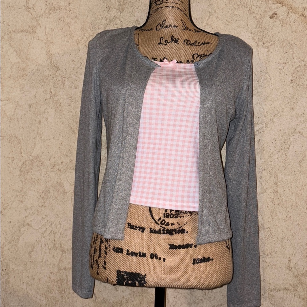 New Love 2 Piece Cardigan & Tank Set